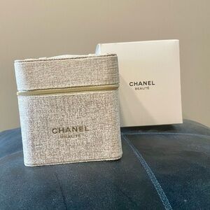 Limited Edition CHANEL Beige Makeup Case